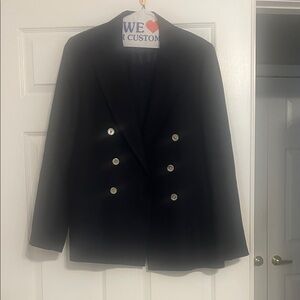 Lauren Ralph Lauren Navy Double-Breasted Blazer